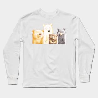 It's A Family of Bears - All Sorts Long Sleeve T-Shirt